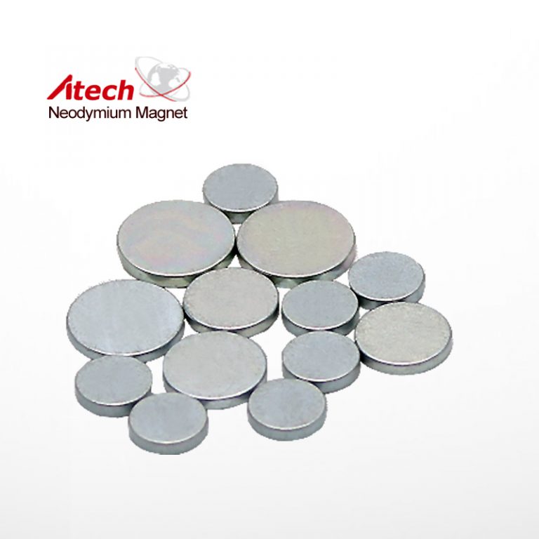 Zinc Coated N45H Neodymium Disc