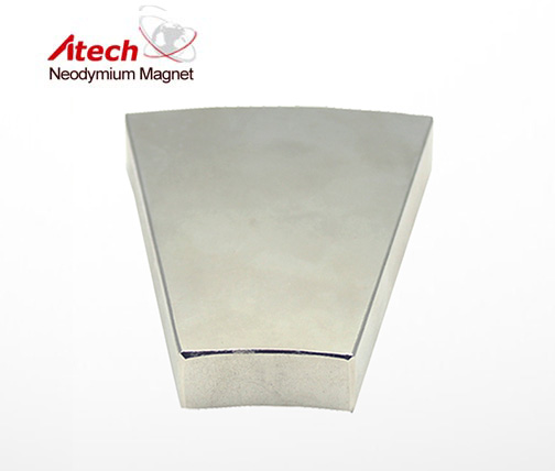 Nickel Coated N33H Neodymium Magnet Segment