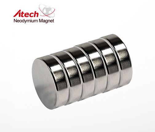 Nickel Coated N35H Neodymium Magnet Disc