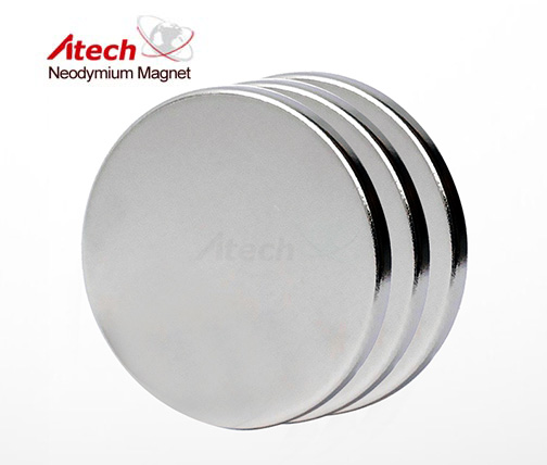 Nickel Coated N40M Neodymium Magnet Disc