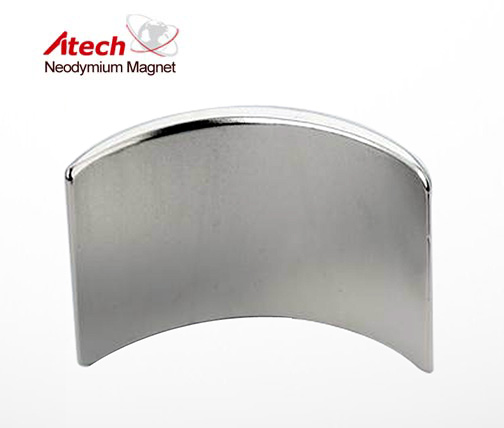Nickel Coated N50 Neodymium Magnet Arc